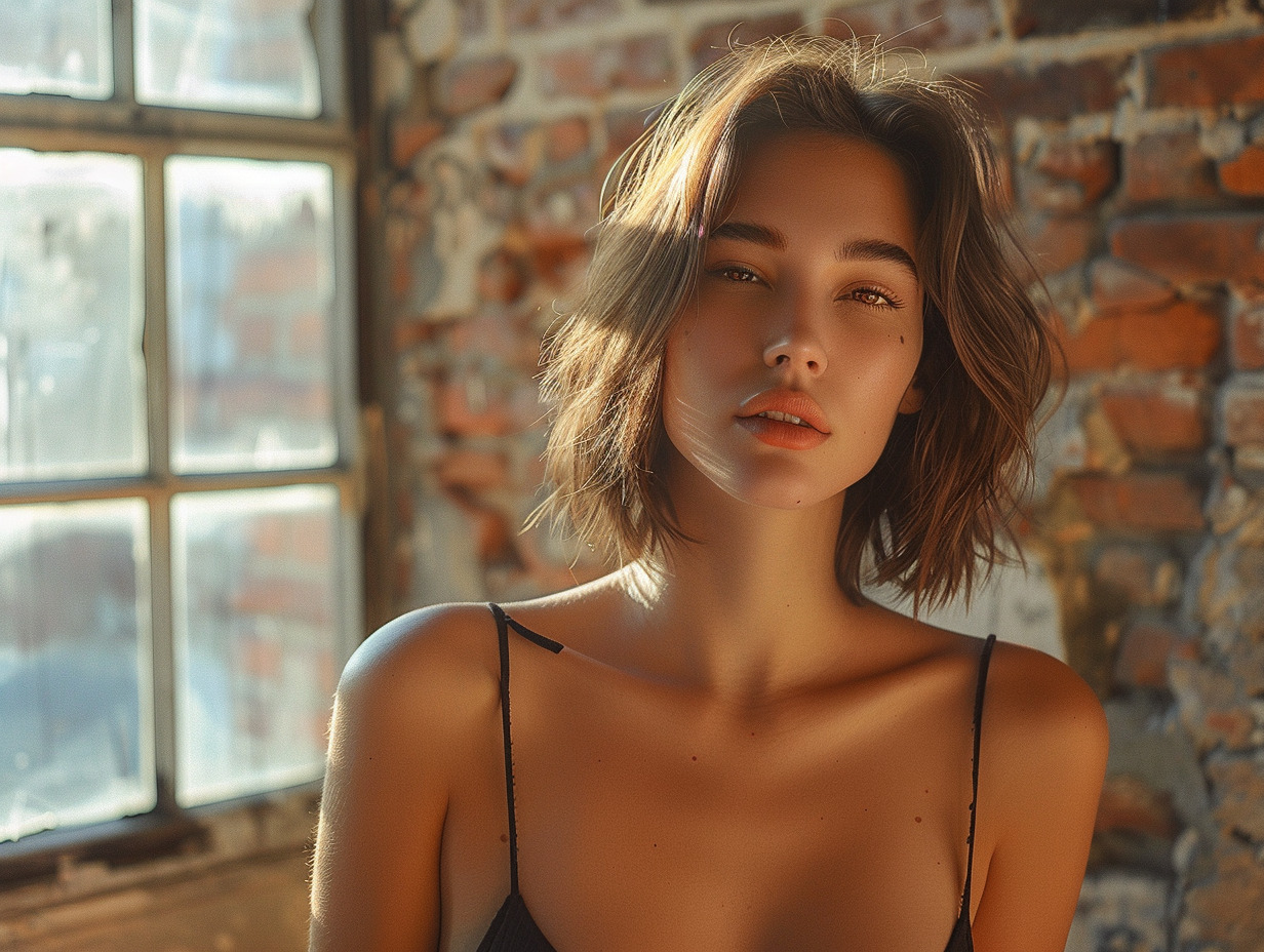 femme cheveux