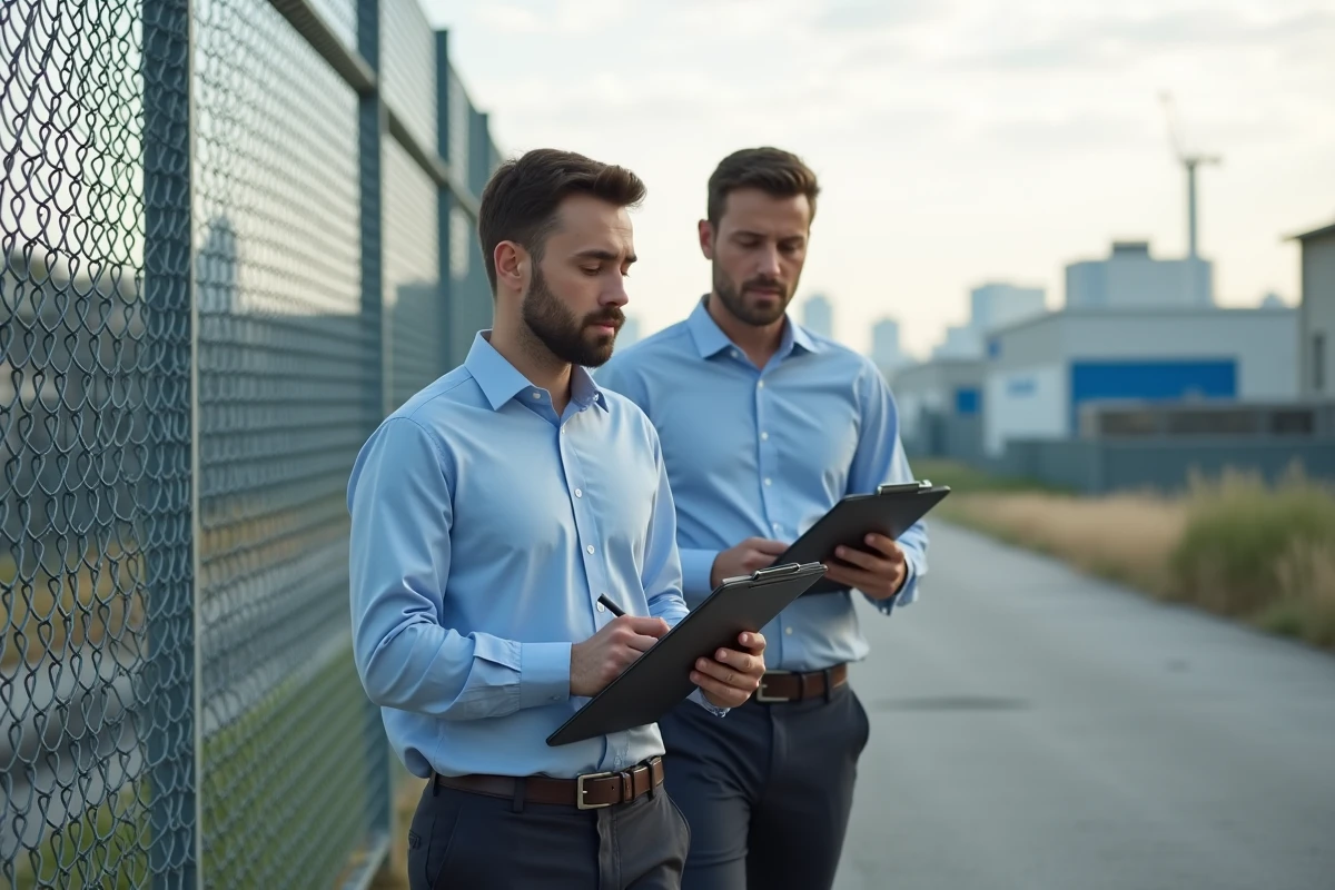 Jeune gestionnaire prenant des notes près d